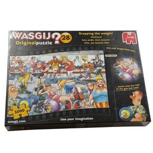 Jumbo WASGIJ! 28 Dropping The Weight! 1000 Pieces Puzzle NEW